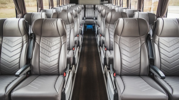 50 passenger charter bus interior